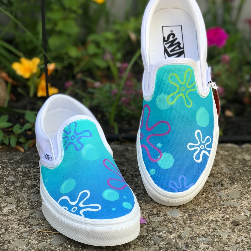 Custom Spongebob Vans